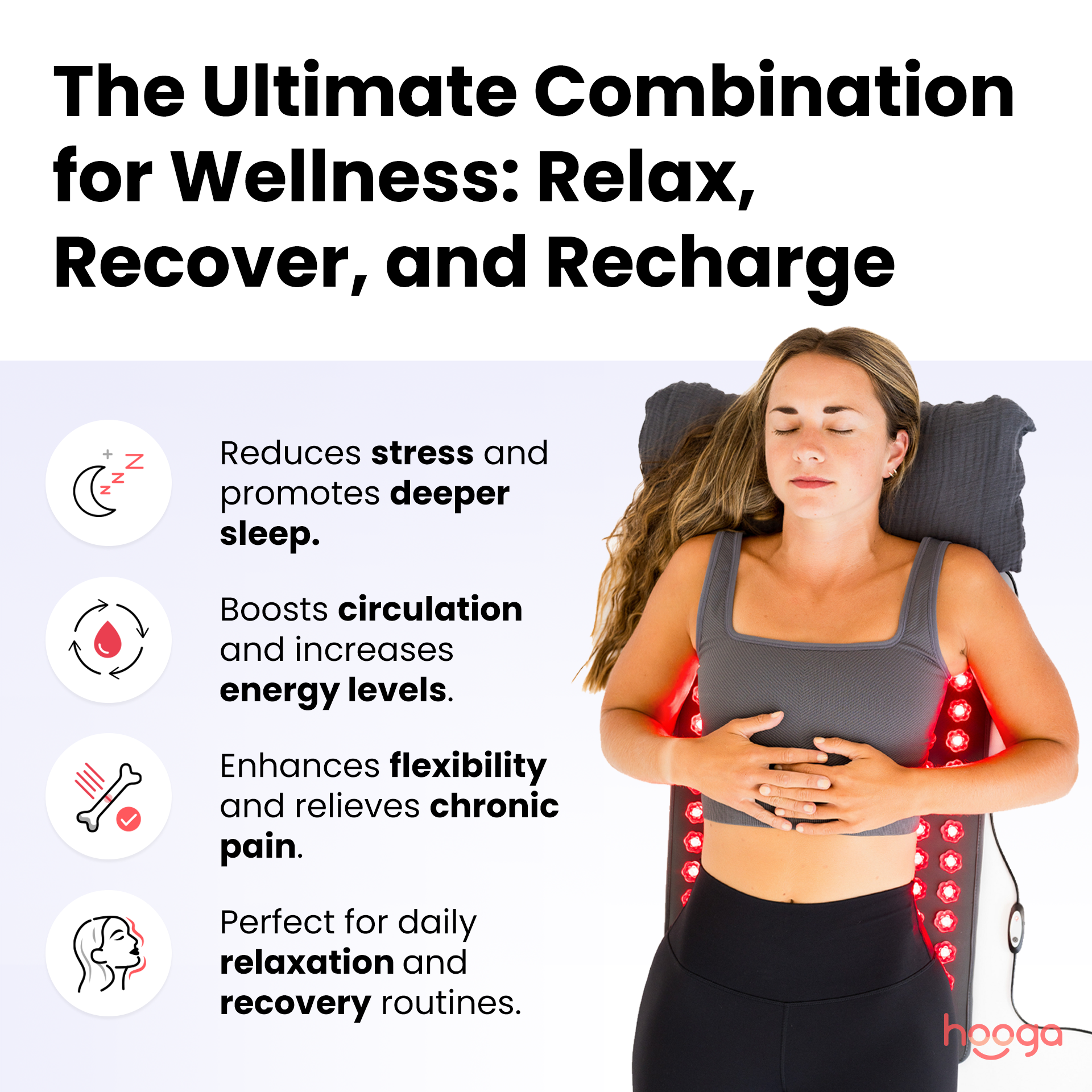 Red Light Therapy Acupressure Mat